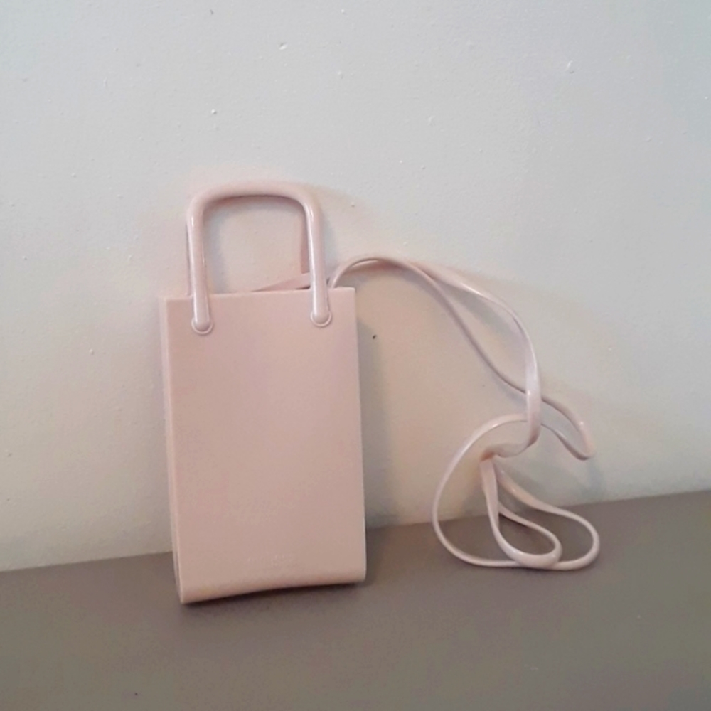 3/$20! Melissa Small Pale Pink Crossbody Bag